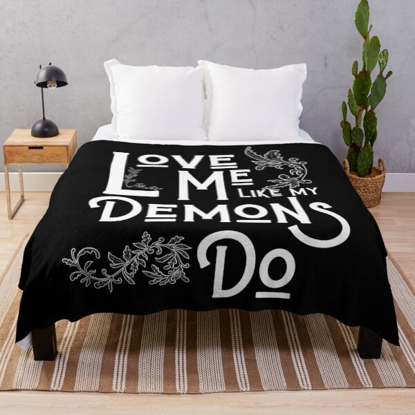 Item preview, Love me like my demons Gothic Quote Valloween Gift  designed and sold by CyberArtistOne.