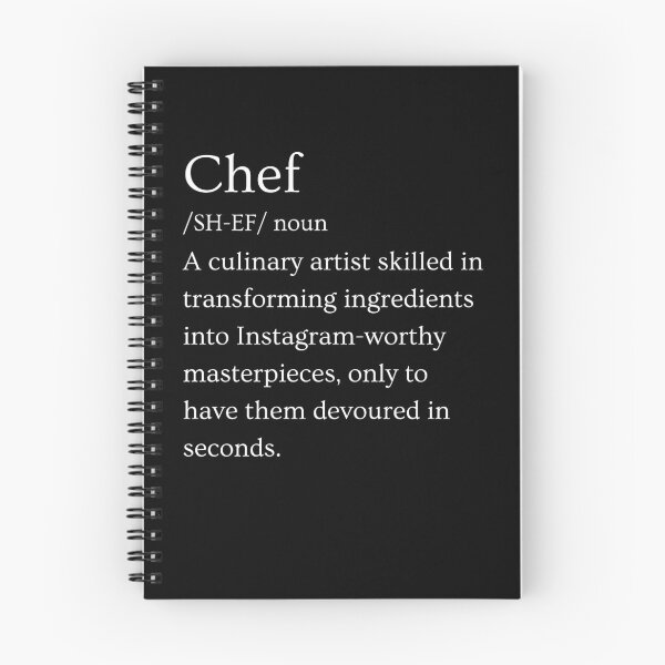 Item preview, Funny Chef definition humor cooking joke designed and sold by MumMadeDesigns.