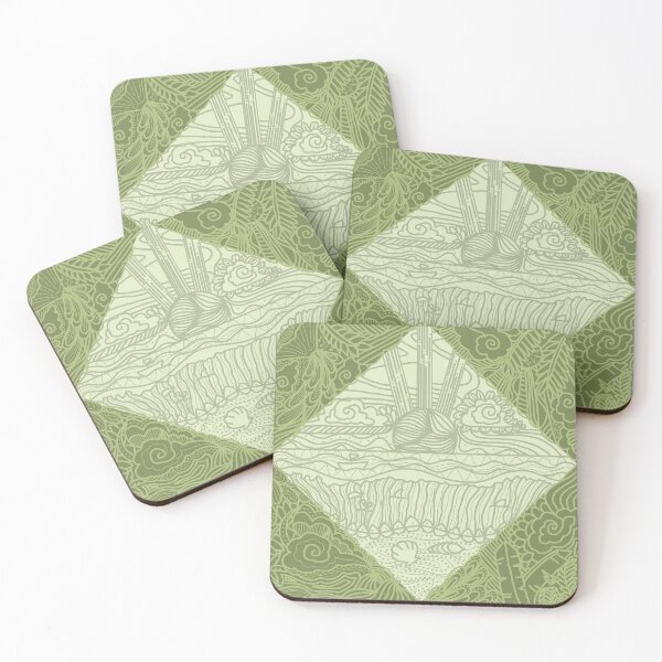 Item preview, NATURE MANDALA GREEN designed and sold by ulricateodoro.