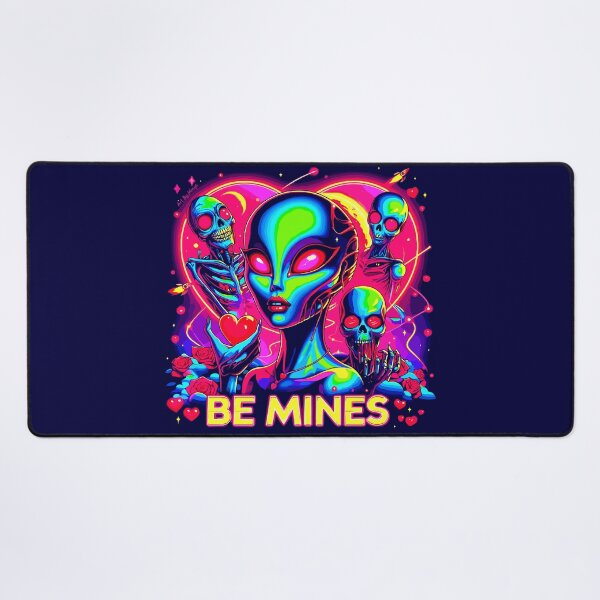 Item preview, Art By Minga Be Mines Aliens and skeletons design designed and sold by Artbyminga.