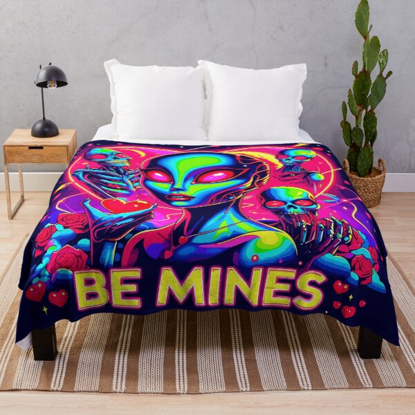 Item preview, Art By Minga Be Mines Aliens and skeletons design designed and sold by Artbyminga.