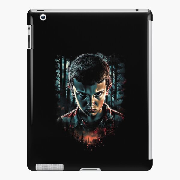 Angry Millie Bobby Brown as Eleven from Stranger Things in the woods iPad Snap Case