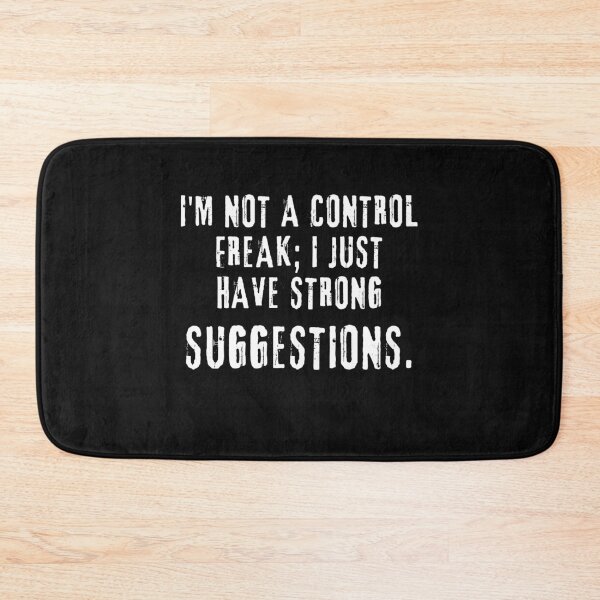 Item preview, I'm no a control freak funny saying  designed and sold by MumMadeDesigns.