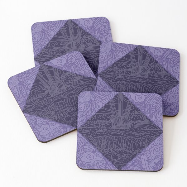 Item preview, NATURE MANDALA PURPLE designed and sold by ulricateodoro.