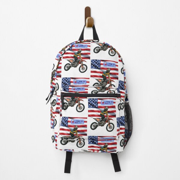 Item preview, motocross with USA flag in the background designed and sold by jeison450.