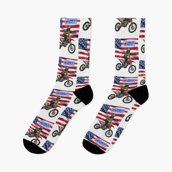 Item preview, motocross with USA flag in the background designed and sold by jeison450.