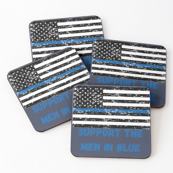 Item preview, Support the Men in Blue designed and sold by Tripp Art Studio.