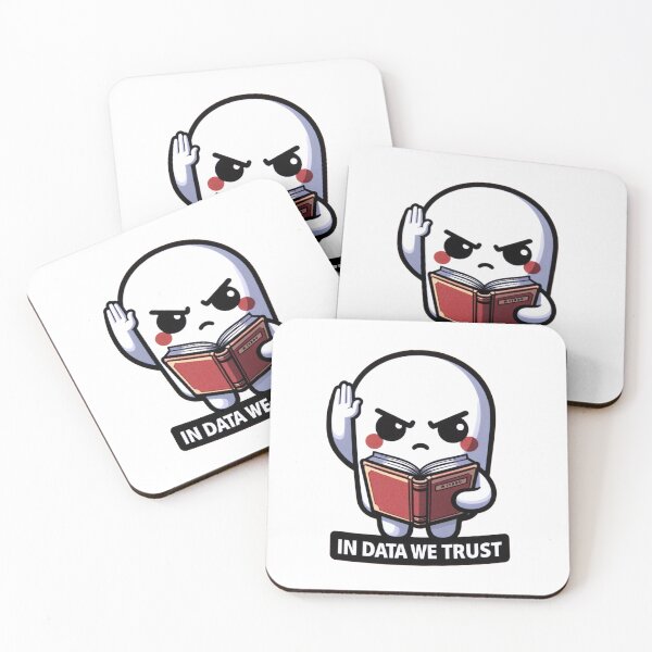 Item preview, In Data We Trust Sticker - Cute Data Enthusiast and Analyst Decor designed and sold by Ajay GB.