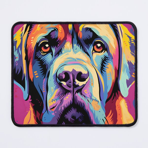 Item preview, Mastiff dog portraits drawing. animal colorful. Animal throw pillow. designed and sold by formform.