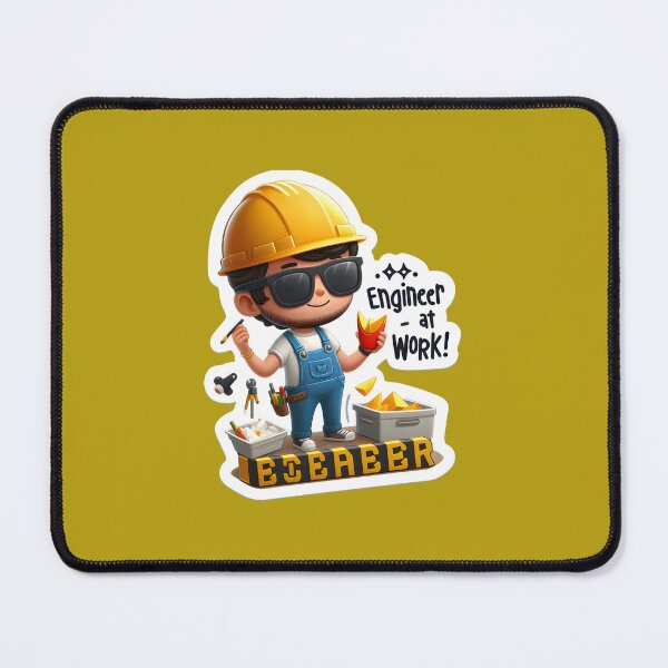 Item preview, Engineer At Work designed and sold by Nuvio Designs.
