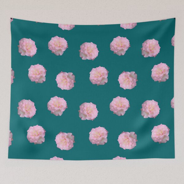 Item preview, Pale Pink Rose on Dark Green designed and sold by STHogan2.
