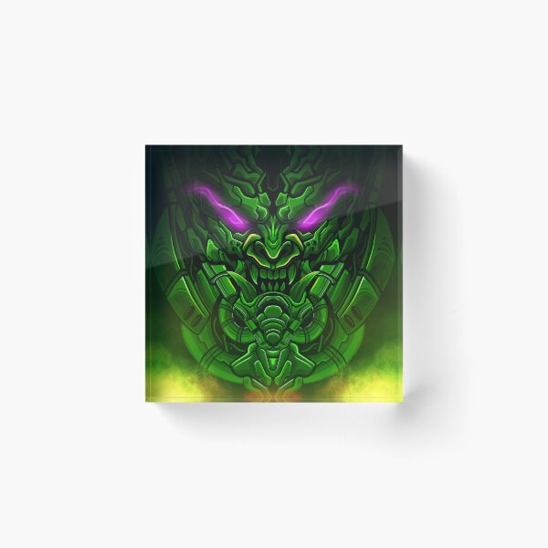 Item preview, Japanese oni mecha demon mask designed and sold by charliedoom.