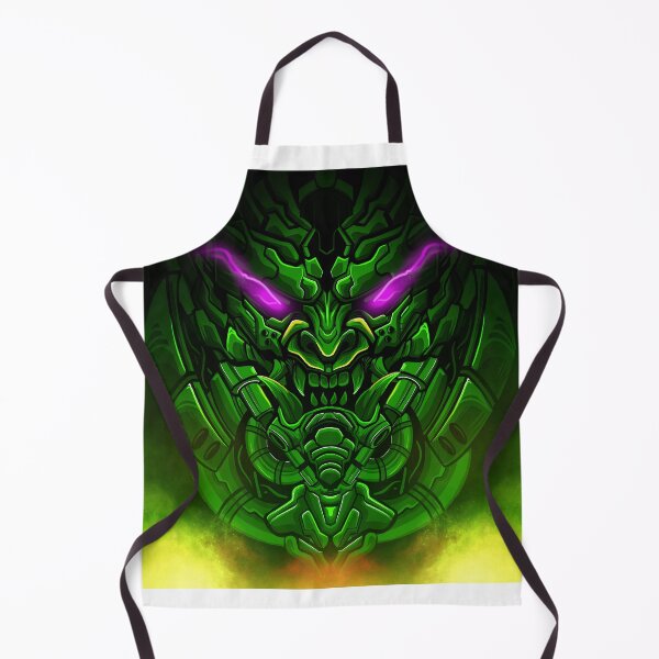Item preview, Japanese oni mecha demon mask designed and sold by charliedoom.
