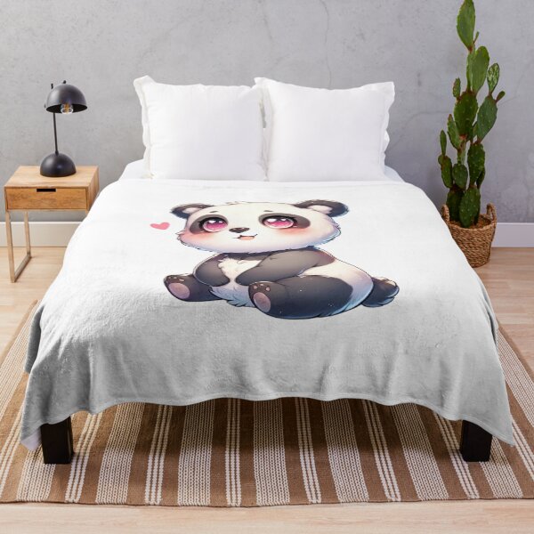 Item preview, Baby Panda Manga smiling with endearing eyes designed and sold by Blessinger77.