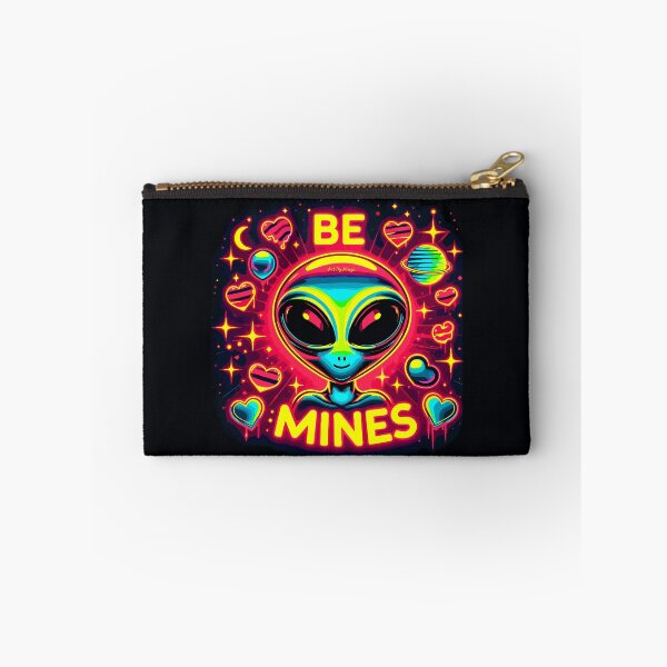 Item preview, Art By Minga Be Mines Neon Red Alien design designed and sold by Artbyminga.