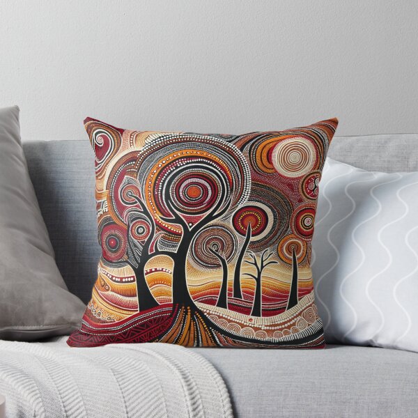 Item preview, Australian-Inspired Dot Art (Trees) designed and sold by PinUpPizzazz.