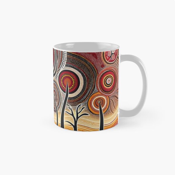 Item preview, Australian-Inspired Dot Art (Trees) designed and sold by PinUpPizzazz.