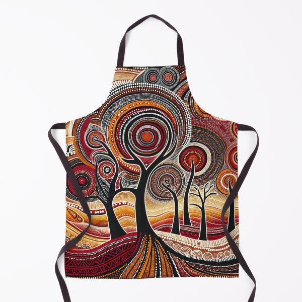 Item preview, Australian-Inspired Dot Art (Trees) designed and sold by PinUpPizzazz.