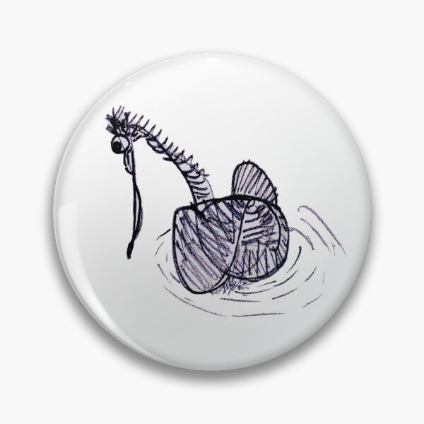 Item preview, Squiggle Drawing Stork designed and sold by OrangeShperes.