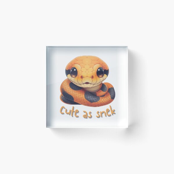 Item preview, Cute as Snek designed and sold by CraftyCaverns.