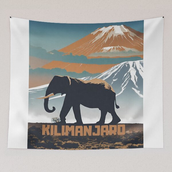 Item preview, Kilimanjaro Mountain Safari Tanzania  designed and sold by CyberArtistOne.