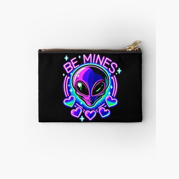 Item preview, Art By Minga Be Mines Neon Purple Alien design designed and sold by Artbyminga.