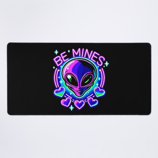Item preview, Art By Minga Be Mines Neon Purple Alien design designed and sold by Artbyminga.