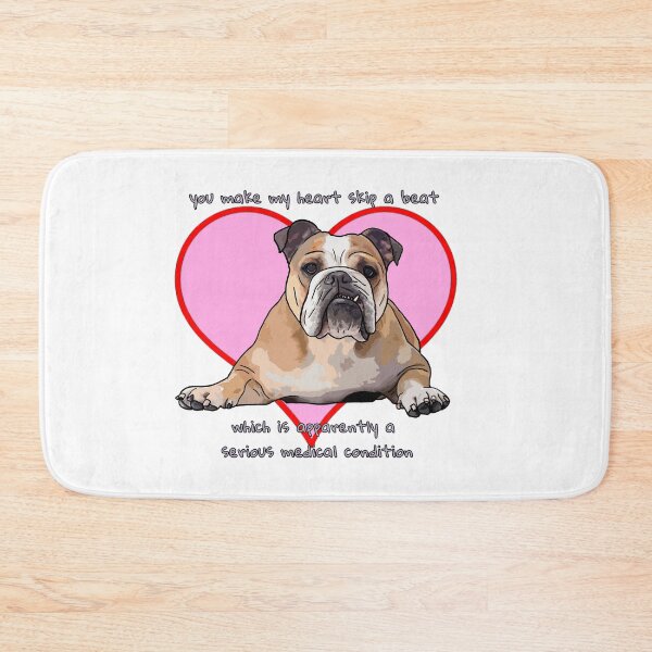 Item preview, Bulldog Valentine designed and sold by UnderbiteShop.
