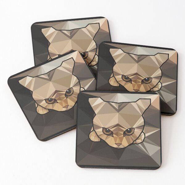 Item preview, kitten lowpoly designed and sold by angeldecuir.