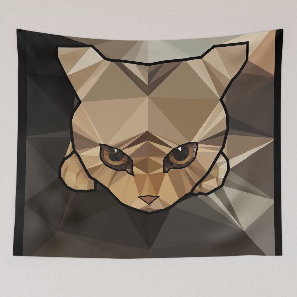 Item preview, kitten lowpoly designed and sold by angeldecuir.