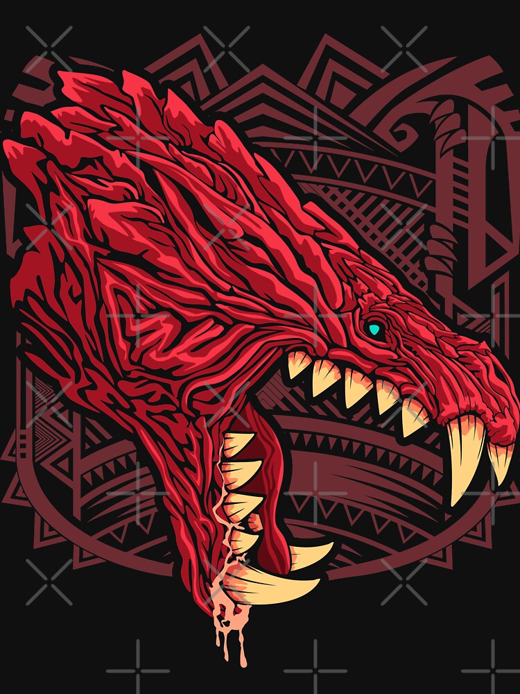 Odogaron MHW head side by Dandeelion