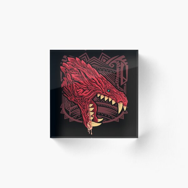 Odogaron MHW head side Acrylic Block