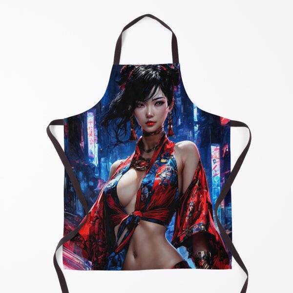 Item preview, Beautiful Cyber Geisha in Shiny Kimono designed and sold by NPC-Trader.
