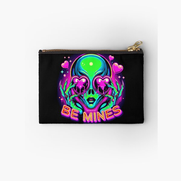 Item preview, Art By Minga Be Mines Alien Heart Eyes design designed and sold by Artbyminga.
