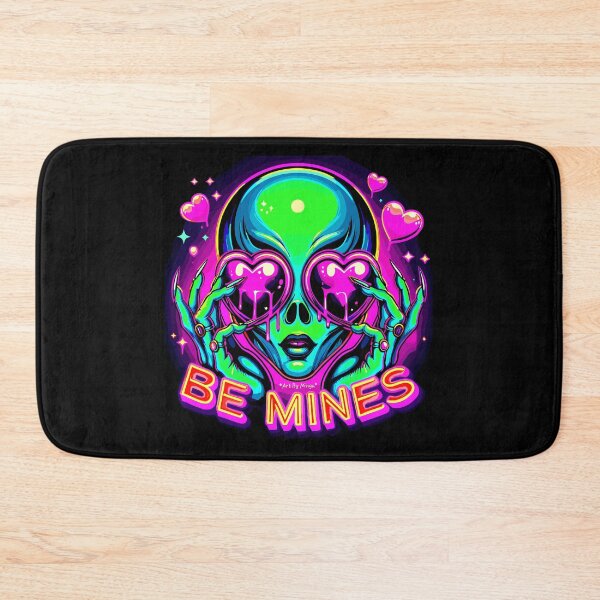 Item preview, Art By Minga Be Mines Alien Heart Eyes design designed and sold by Artbyminga.