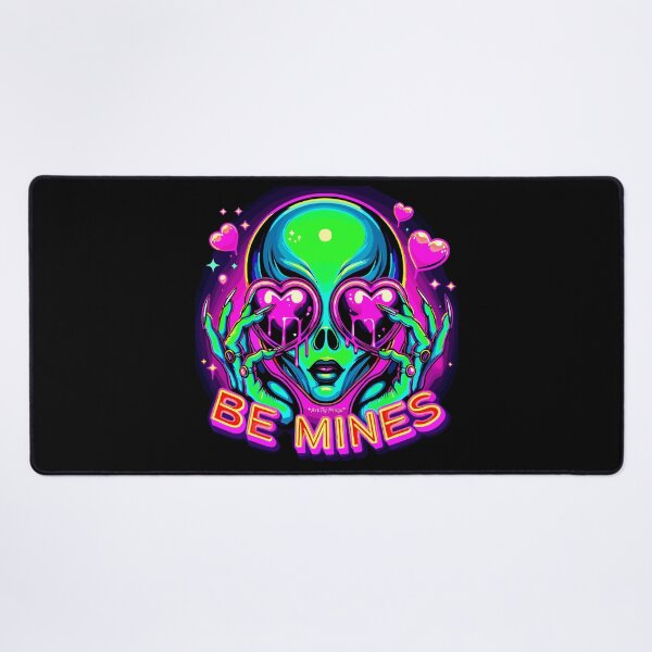 Item preview, Art By Minga Be Mines Alien Heart Eyes design designed and sold by Artbyminga.