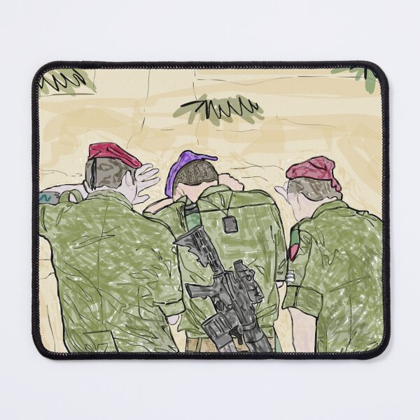 Item preview, 3 soldiers praying at the Western Wall designed and sold by SnappedbyRivka.