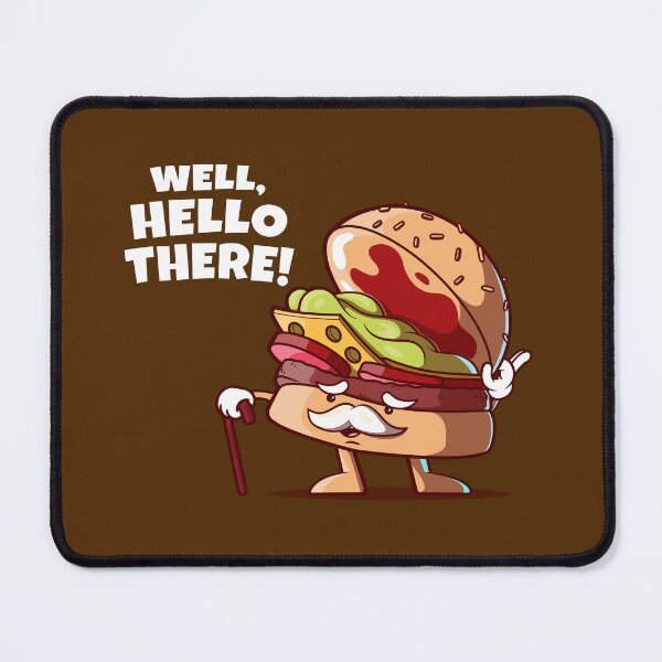 Item preview, Gentleman hamburger greets you (on dark colors) designed and sold by messy-nessie.