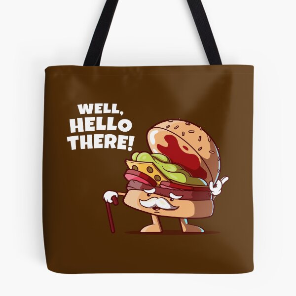 Item preview, Gentleman hamburger greets you (on dark colors) designed and sold by messy-nessie.