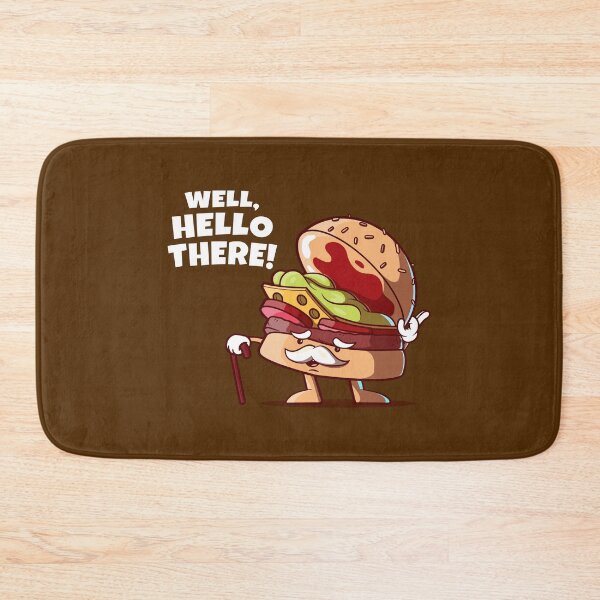 Item preview, Gentleman hamburger greets you (on dark colors) designed and sold by messy-nessie.