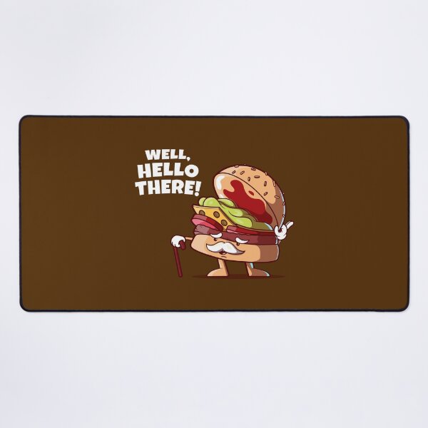 Item preview, Gentleman hamburger greets you (on dark colors) designed and sold by messy-nessie.