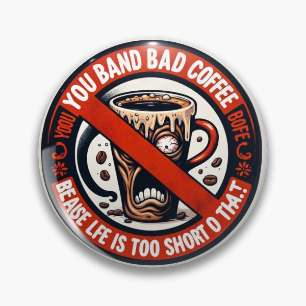 Item preview, You are Banned About Bad Coffee designed and sold by VITEST Design.