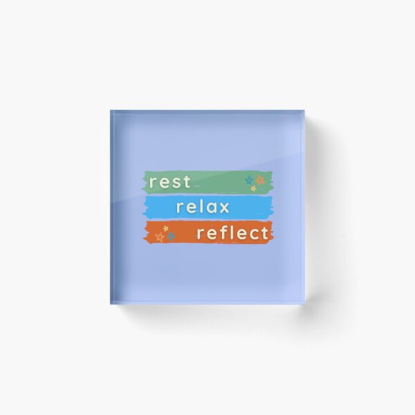 Item preview, Rest Relax Reflect designed and sold by MelloHDesigns.