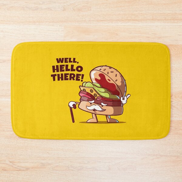 Item preview, Gentleman hamburger greets you (on light colors) designed and sold by messy-nessie.