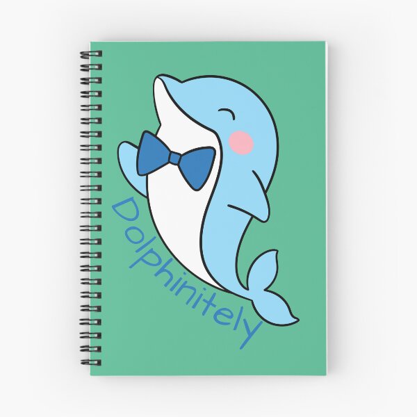Item preview, Dolphinitely Adorable - Cute Blue Dolphin with Bowtie designed and sold by Hill Strom.