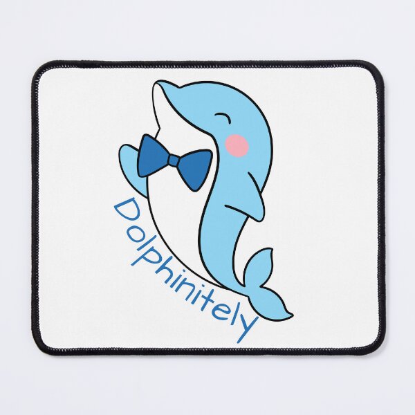 Item preview, Dolphinitely Adorable - Cute Blue Dolphin with Bowtie designed and sold by Hill Strom.