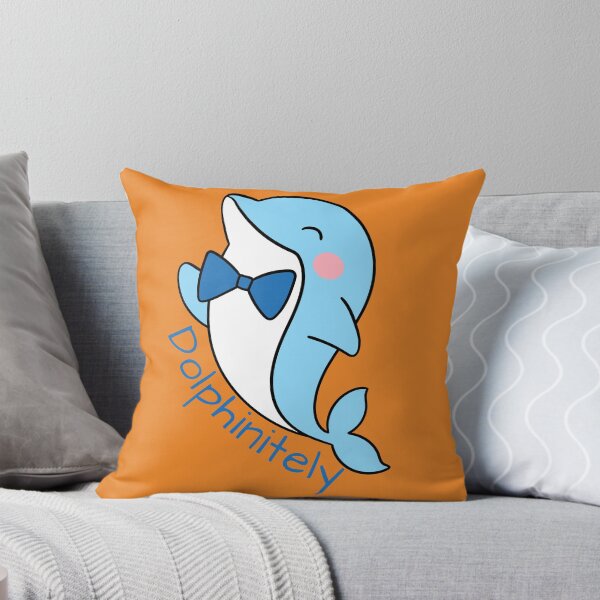 Item preview, Dolphinitely Adorable - Cute Blue Dolphin with Bowtie designed and sold by Hill Strom.