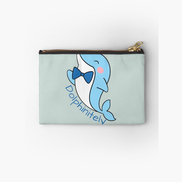 Item preview, Dolphinitely Adorable - Cute Blue Dolphin with Bowtie designed and sold by Hill Strom.