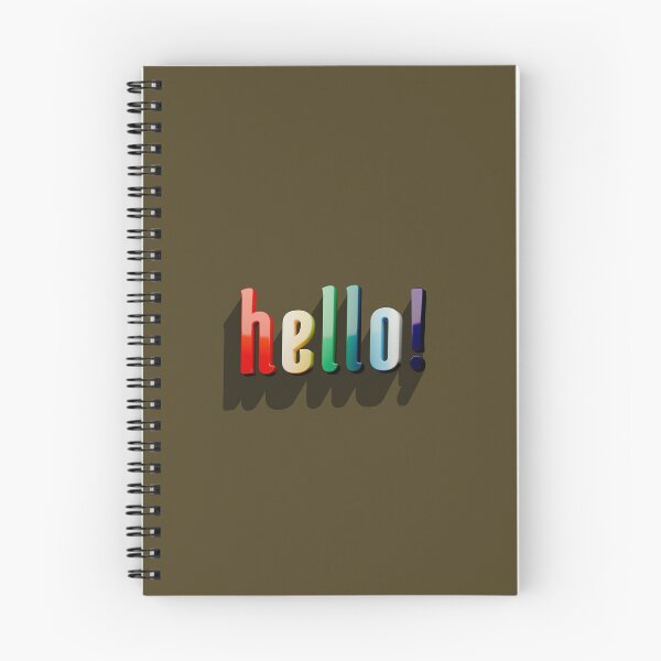 Item preview, 3D typography with a 'hello' shadow designed and sold by trepiu.