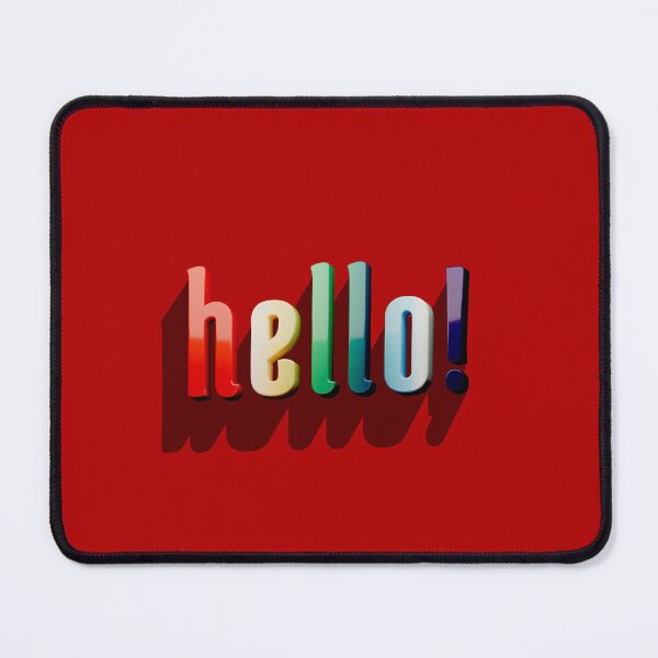 Item preview, 3D typography with a 'hello' shadow designed and sold by trepiu.